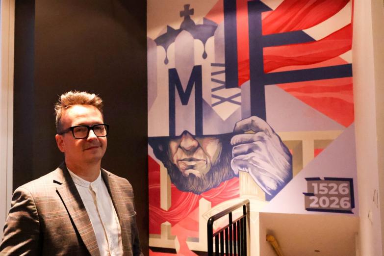 Mieszkańcy dokończyli dzieła. Nowy mural i wystawa w CSiK